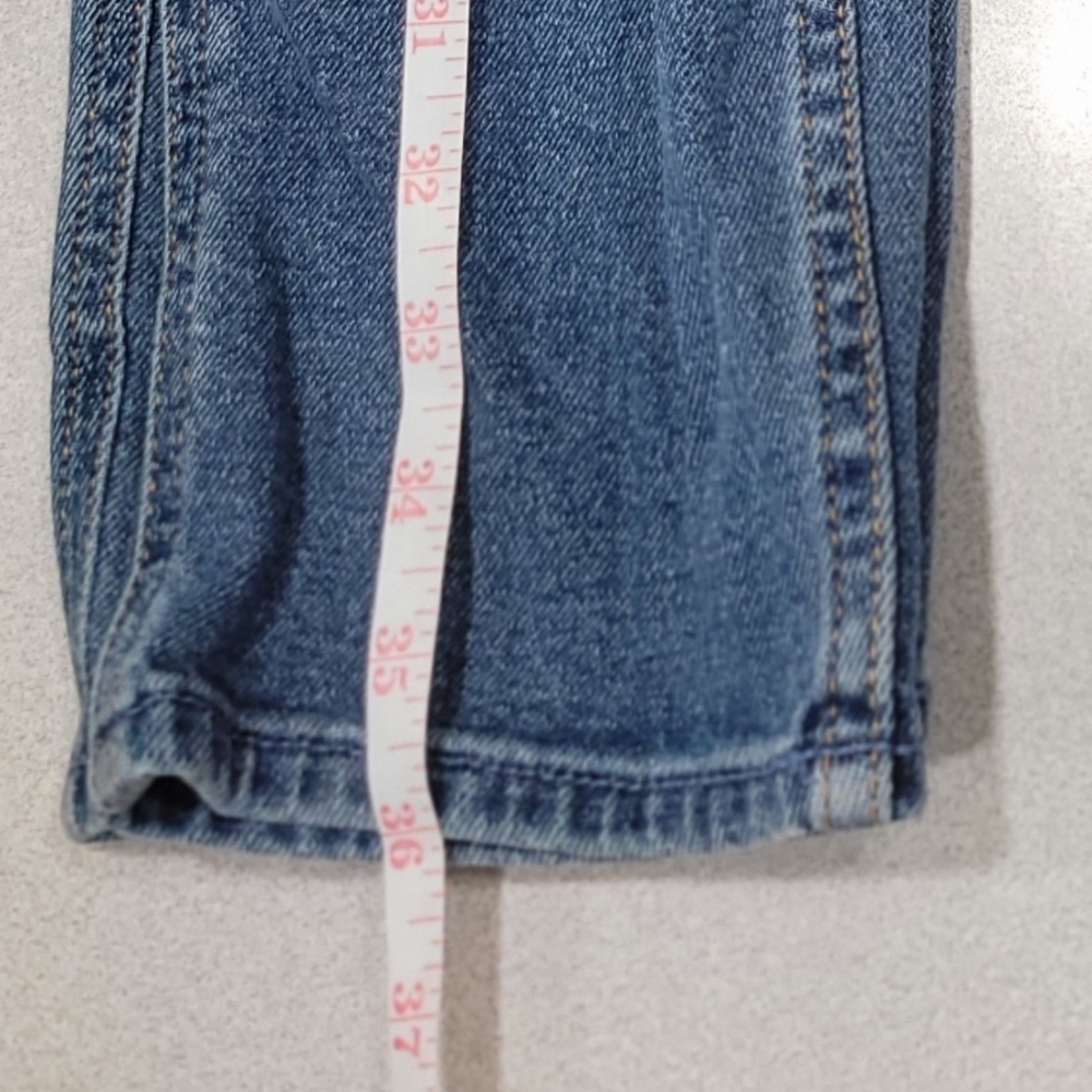 Hollister Blue Distressed Straight Leg Jeans - Picture 5 of 7